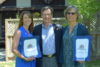 Superintendent Picard poses with Cherry Chase and Cumberland principals at State of the City