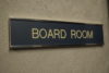 board room sign