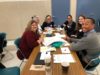 Fairwood principal, staff and parents working together reviewing district goals