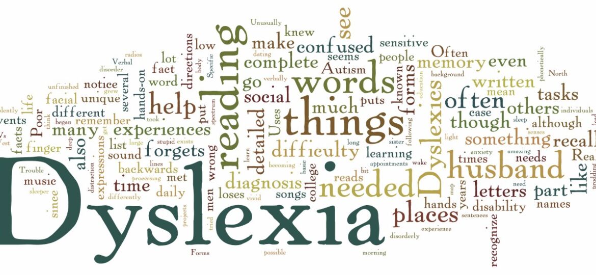 words associated with dyslexia