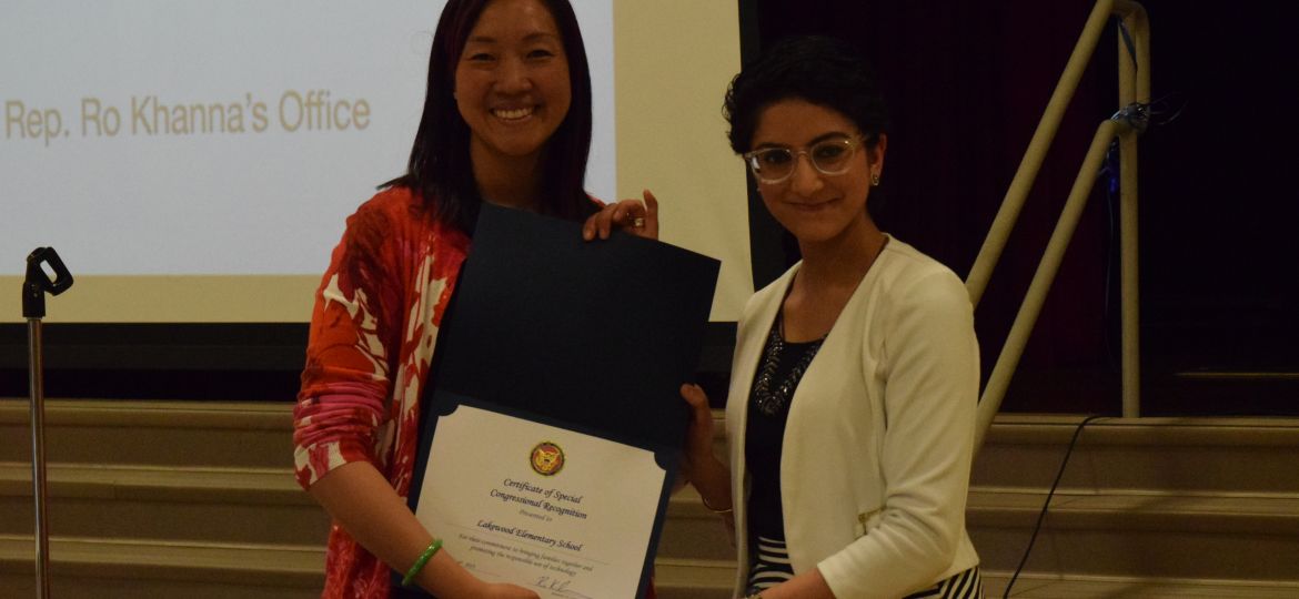 Lakewood recognized by Ro Khanna's office