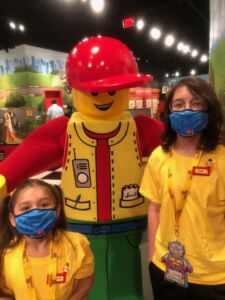 brother and sister as Lego ambassadors