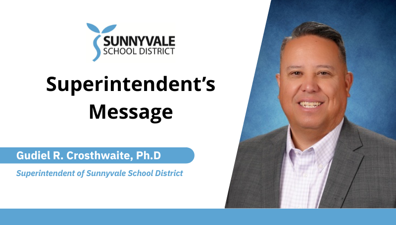 Superintendent Message